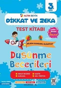 Altın Nokta Yayınları 3. Sınıf Altın Beyin Dikkat ve Zeka Kitabı