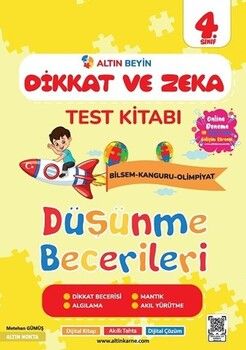 Altın Nokta Yayınları 4. Sınıf Altın Beyin Dikkat ve Zeka Kitabı