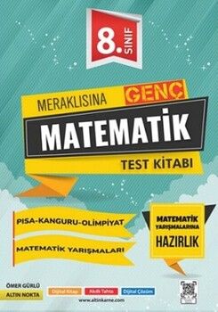 Altın Nokta Yayınları 8. Sınıf Meraklısına Genç Matematik Zeka Kitabı