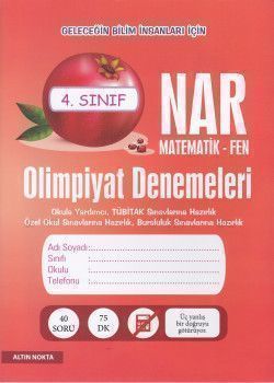 Altın Nokta Yayınları 4. Sınıf Matematik Fen Olimpiyat Denemeleri