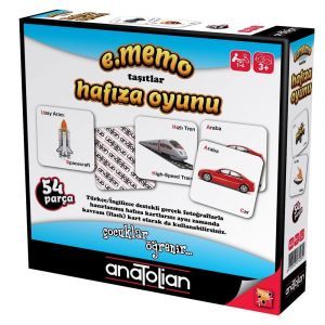 Anatolian Taşıtlar Hafıza Oyunu 54 Parça Oyun