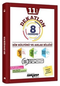 Ankara Yayıncılık 11. Sınıf Din Kültürü ve Ahlak Bilgisi Dekatlon 8 Deneme