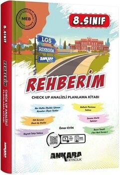 Ankara Yayıncılık 8. Sınıf LGS Rehberim Check Up Analizli Planlama Kitabı