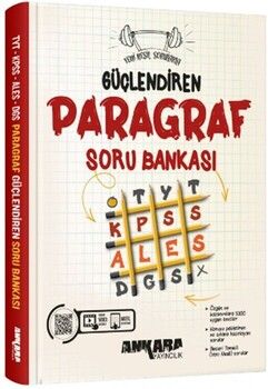  Ankara Yayıncılık TYT KPSS ALES DGS Güçlendiren Paragraf Soru Bankası