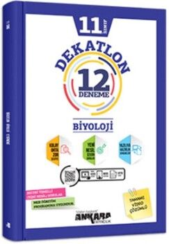 Ankara Yayıncılık 11. Sınıf Biyoloji Dekatlon 12 Deneme
