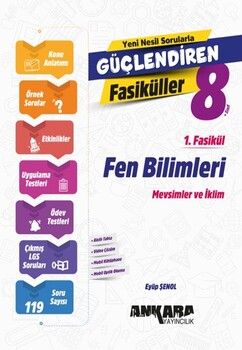 Ankara Yayıncılık 8. Sınıf Fen Bilimleri Güçlendiren 1 Fasikül