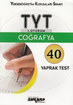 Ankara Yayıncılık  TYT Coğrafya 40 Yaprak Test