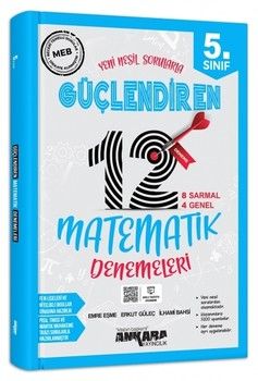 Ankara Yayıncılık 5. Sınıf Matematik Güçlendiren 12 Deneme Sınavı