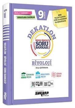 Ankara Yayıncılık 9. Sınıf Biyoloji Dekatlon Soru Bankası
