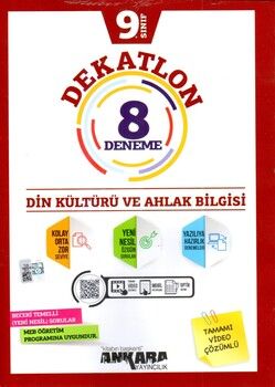 Ankara Yayıncılık 9. Sınıf Din Kültürü ve Ahlak Bilgisi Dekatlon 8 Deneme