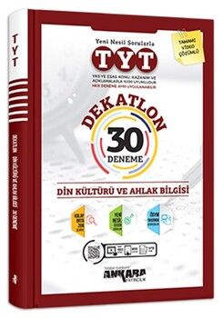 Ankara Yayıncılık TYT Din Kültürü ve Ahlak Bilgisi Dekatlon 30 Deneme