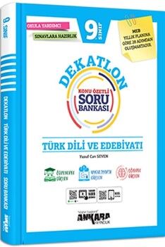 Ankara Yayıncılık 9. Sınıf Türk Dili ve Edebiyatı Dekatlon Soru Bankası