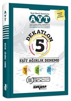 Ankara Yayıncılık AYT Eşit Ağırlık 5 Dekatlon Deneme