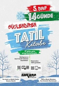 Ankara Yayıncılık 5. Sınıf 14 Günde Güçlendiren Tatil Kitabı
