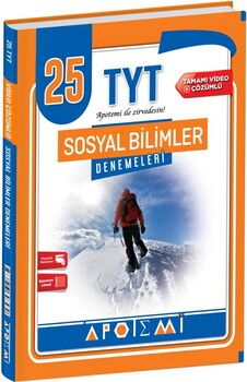 Apotemi Yayınları TYT Sosyal Bilimler 25 li Deneme