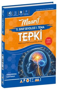Apotemi Yayınları 11. Sınıf Biyoloji Tepki 1. Tema Maarif Model Konu Anlatımlı Soru Bankası