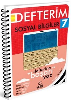 Arı Yayıncılık 7. Sınıf Sosyal Bilgiler Akıllı Defteri