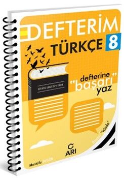 Arı Yayıncılık 8. Sınıf Türkçemino Akıllı Türkçe Defteri