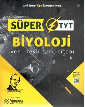 Armada Süper Yks Tyt Biyoloji Soru Kitabı Yeni Nesil