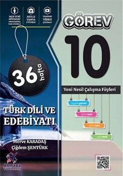 Armada Yayınları 10. Sınıf Türk Dili ve Edebiyatı Görev Yeni Nesil Çalışma Föyleri