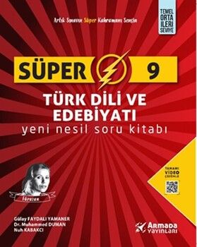 Armada Yayınları 9. Sınıf Süper Türk Dili ve Edebiyatı Yeni Nesil Soru Kitabı