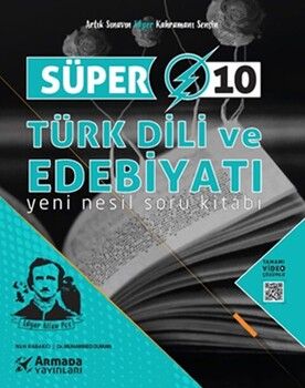 Armada Yayınları 10. Sınıf Türk Dili ve Edebiyatı Yeni Nesil Soru Kitabı