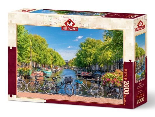 Art Puzzle Amsterdam Kanalı 2000 Parça Puzzle