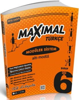 Artı Zeka Yayınları 6. Sınıf Türkçe Maximal Modüler Sistem