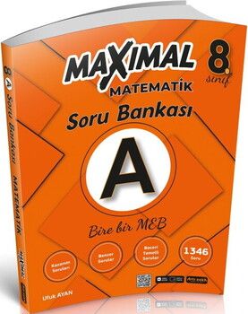 Artı Zeka Yayınları 8. Sınıf Matematik A Maximal Soru Bankası