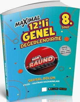 Artı Zeka Yayınları 8. Sınıf Maksimal 12 li Son Raund Sayısal Deneme Seti