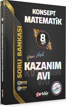 Artıbir Yayınları 8. Sınıf Konsept Matematik Kazanım Avı Soru Bankası