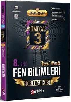 Artıbir Yayınları 8. Sınıf Fen Bilimleri Çetin Ceviz Omega 3 Soru Bankası