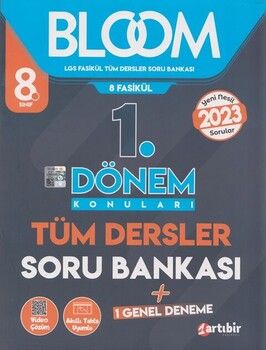 Artıbir Yayınları 8. Sınıf Tüm Dersler BLOOM 1. Dönem Soru Bankası