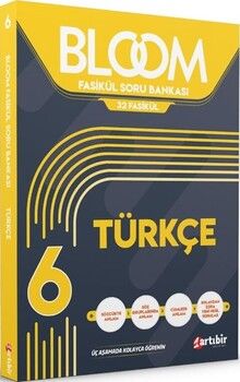 Artıbir Yayınları 6. Sınıf Türkçe Bloom Soru Bankası