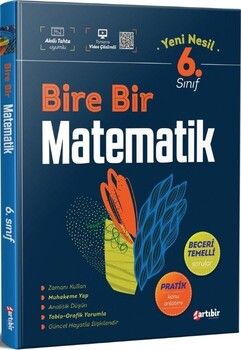 Artıbir Yayınları 6. Sınıf Bire Bir Matematik Konu Anlatımlı Soru Bankası