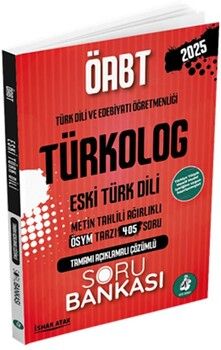 Atak Yayınları 2025 MEB AGS ÖABT Türkolog Eski Türk Dili Tamamı Açıklamalı Çözümlü Soru Bankası
