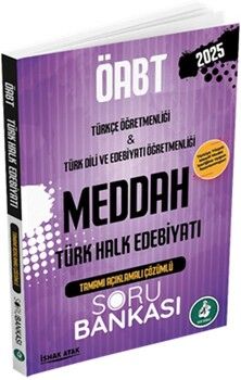 Atak Yayınları KPSS ÖABT Meddah Türk Halk Edebiyatı Tamamı Çözümlü Soru Bankası