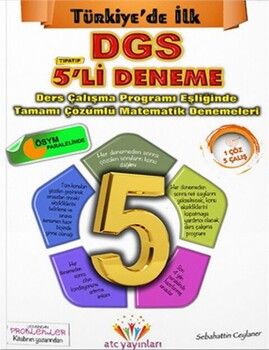 Atc Yayınları DGS 5 li Matematik Denemeleri