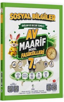 Av Yayınları 7. Sınıf Sosyal Bilgiler Maarif Model Fasikülleri