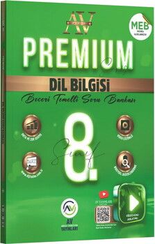 Av Yayınları 8. Sınıf Dil Bilgisi Premium Beceri Temelli Soru Bankası