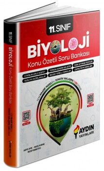 Aydın Yayınları 11. Sınıf Biyoloji Konu Özetli Soru Bankası