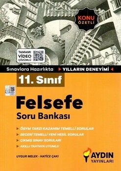Aydın Yayınları 11. Sınıf Felsefe Konu Özetli Soru Bankası