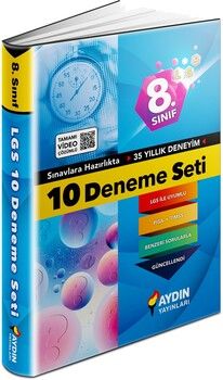 Aydın Yayınları 8. Sınıf LGS Deneme Testi