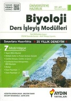 Aydın Yayınları TYT AYT Biyoloji Ders İşleyiş Modülleri