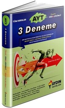 Aydın Yayınları AYT Tüm Dersler 3 Deneme