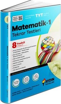  Aydın Yayınları TYT Matematik-1 Üniversiteye Hazırlık Tekrar Testleri