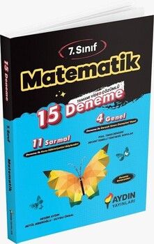 Aydın Yayınları 7. Sınıf Matematik 15 Deneme