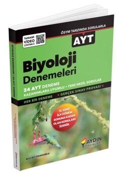Aydın Yayınları AYT Biyoloji 24 Deneme