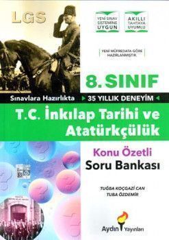 Aydın Yayınları 8. Sınıf T. C. İnkılap Tarihi ve Atatürkçülük Konu Özetli Soru Bankası