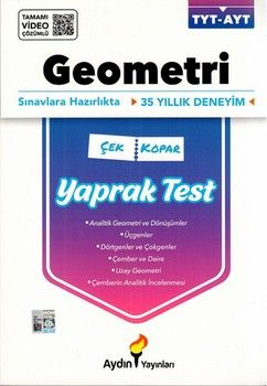 Aydın Yayınları TYT AYT Geometri Çek Kopar Yaprak Test